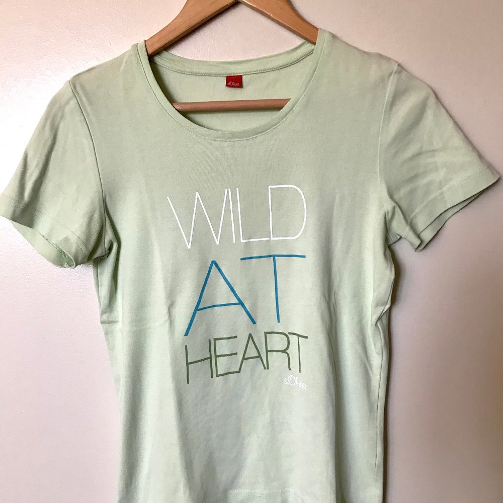 S.Oliver Women's T-Shirt, light green, Size M